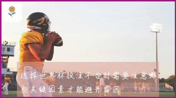 选择世界杯投注平台时需要注意哪些关键因素才能避开雷区