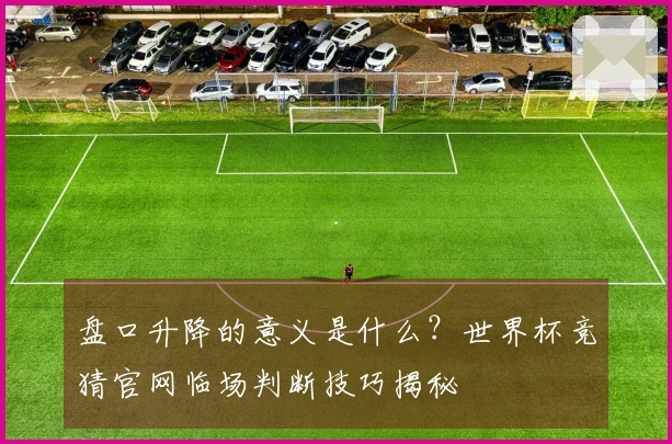 盘口升降的意义是什么？世界杯竞猜官网临场判断技巧揭秘